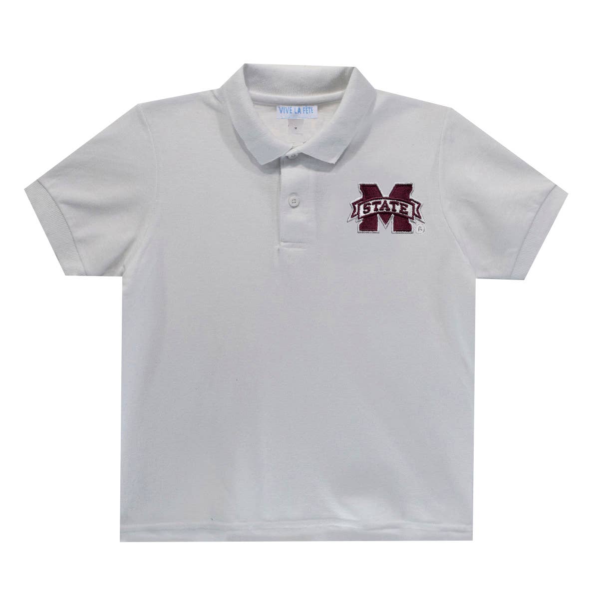 Mississippi State Bulldogs Embroidered Short Sleeve Shirt