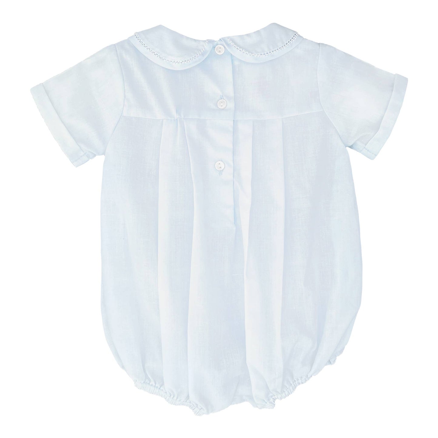 Petit Ami Romper with Hand Feather Stitching