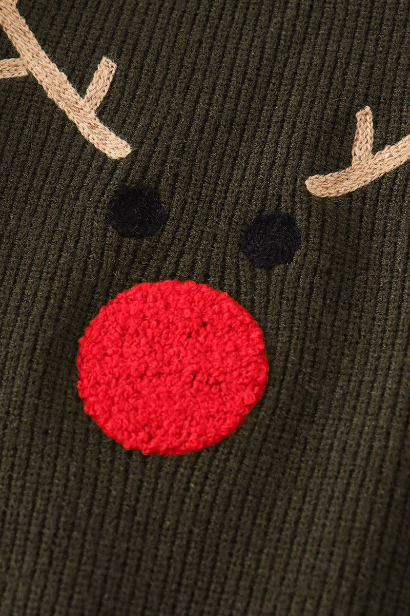 Forest Christmas Antler Sweater