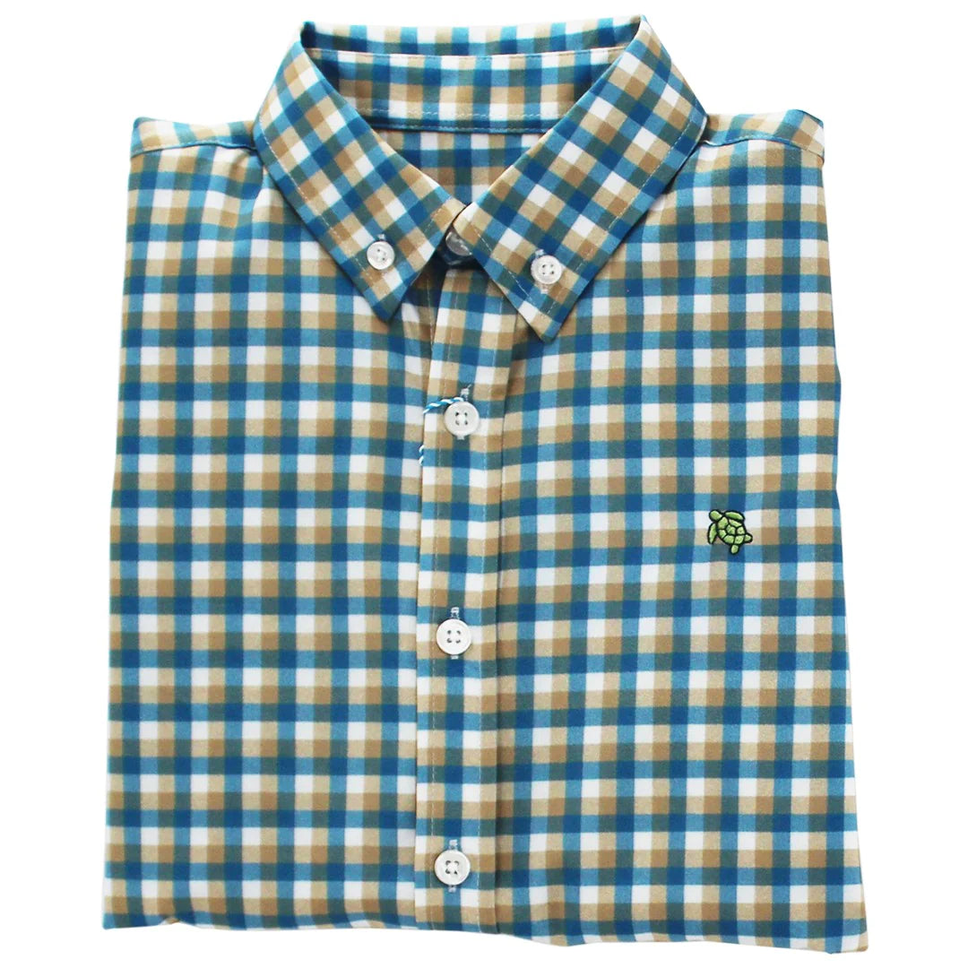 Bailey Boys Performance Roscoe Button Down Shirt- Oakland