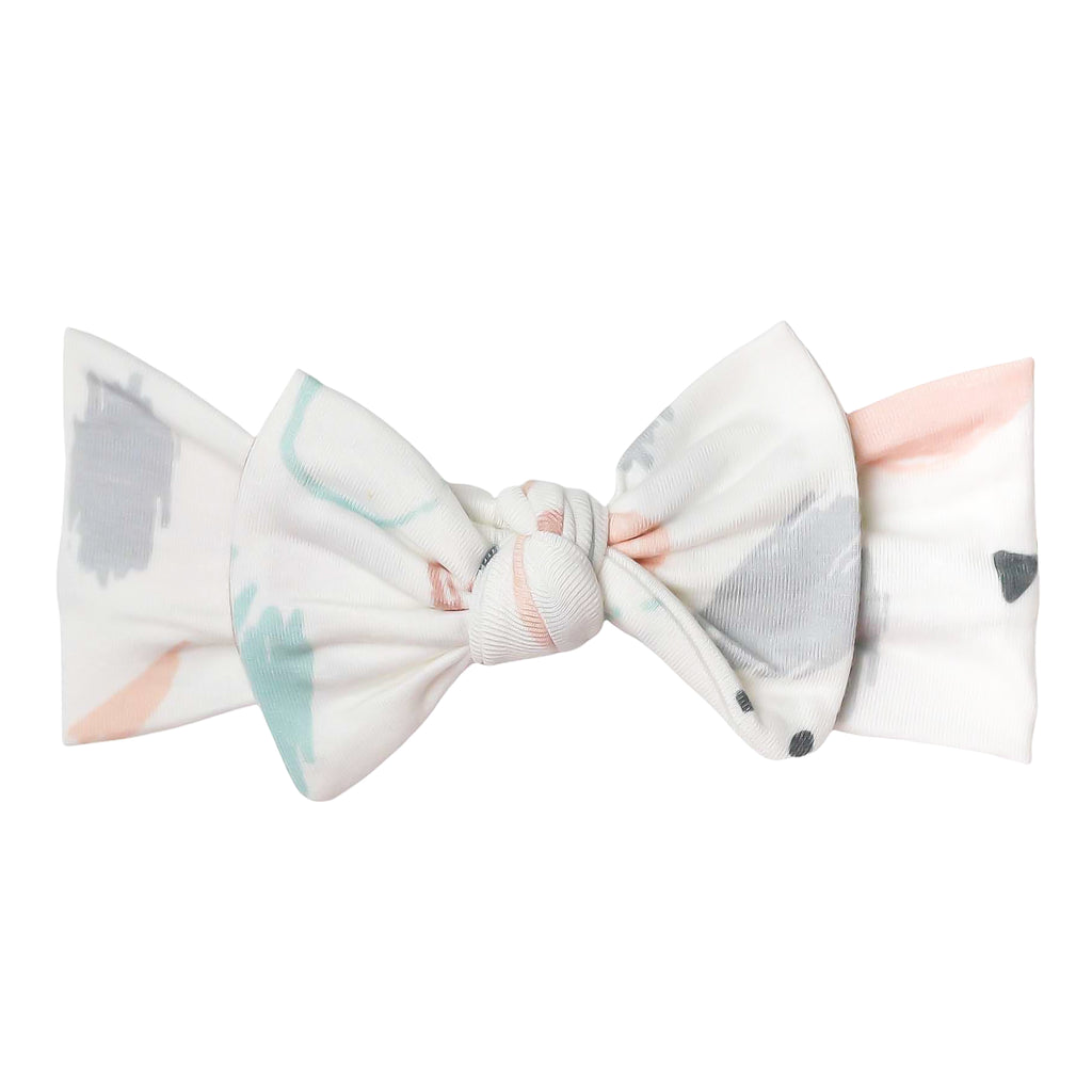 Copper Pearl Bayside Knit Headband Bow