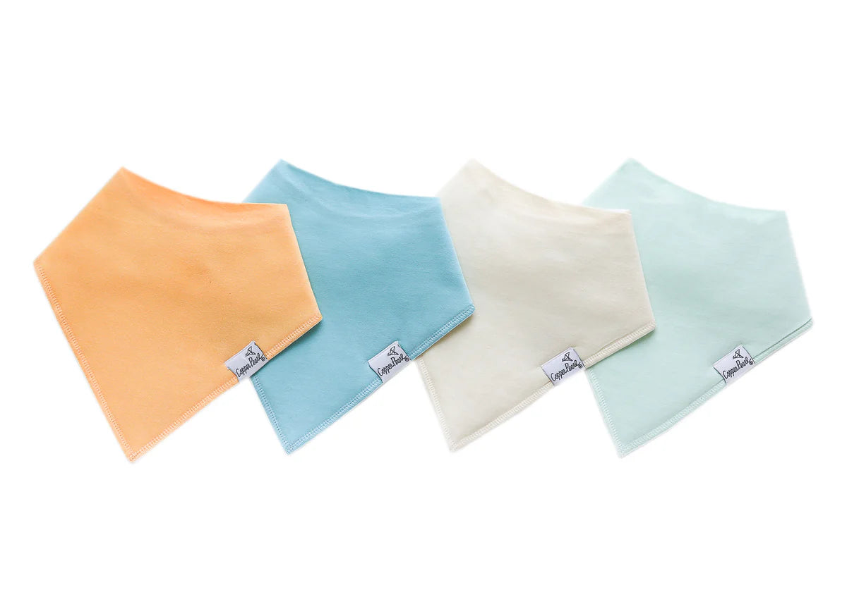 Copper Pearl Bennie Bandana Bib Set (4-Pack)