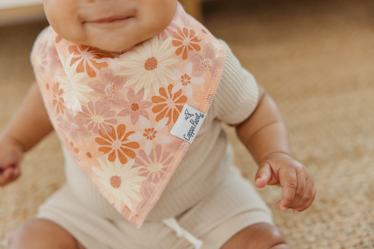 Copper Pearl RUE Bandana Bib Set (4-Pack)