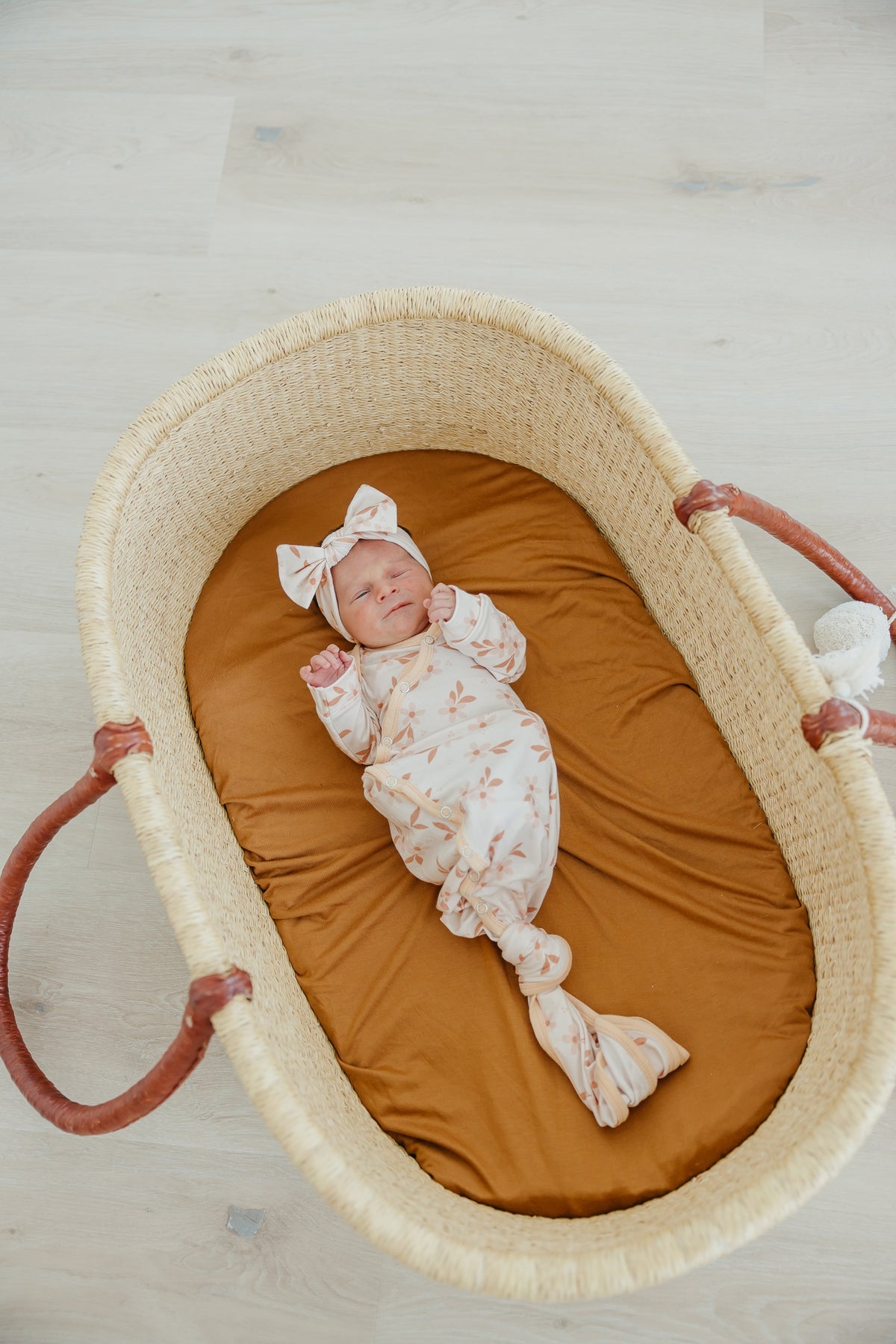 Copper Pearl RUE Newborn Knotted Gown