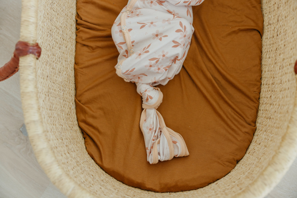 Copper Pearl RUE Newborn Knotted Gown