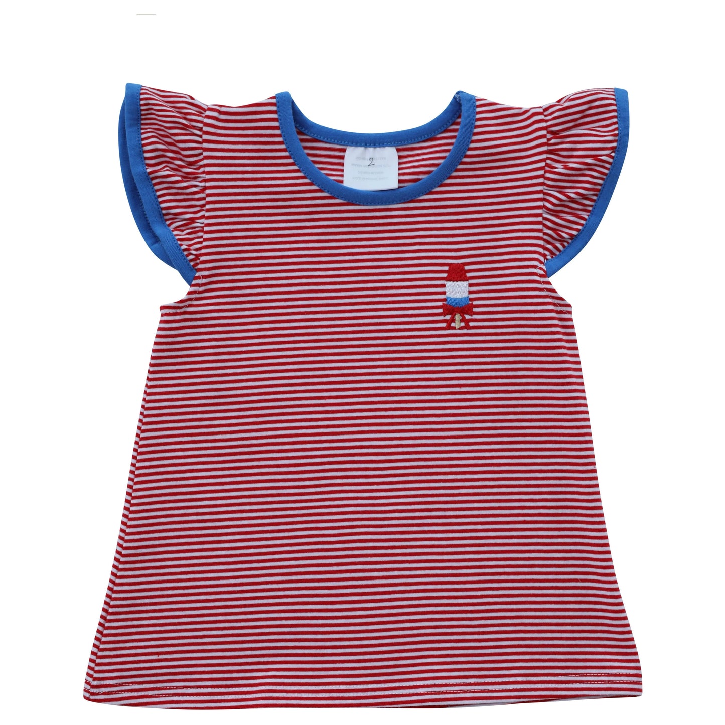 Itsy Bitsy Patriotic Popsicle Flutter Shirt