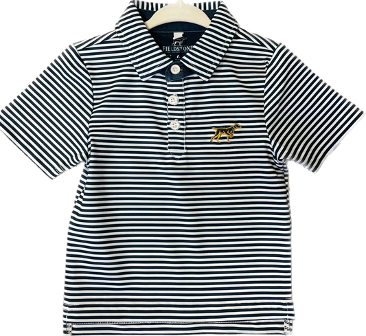 Fieldstone - Marshall Performance Polo- Navy/White