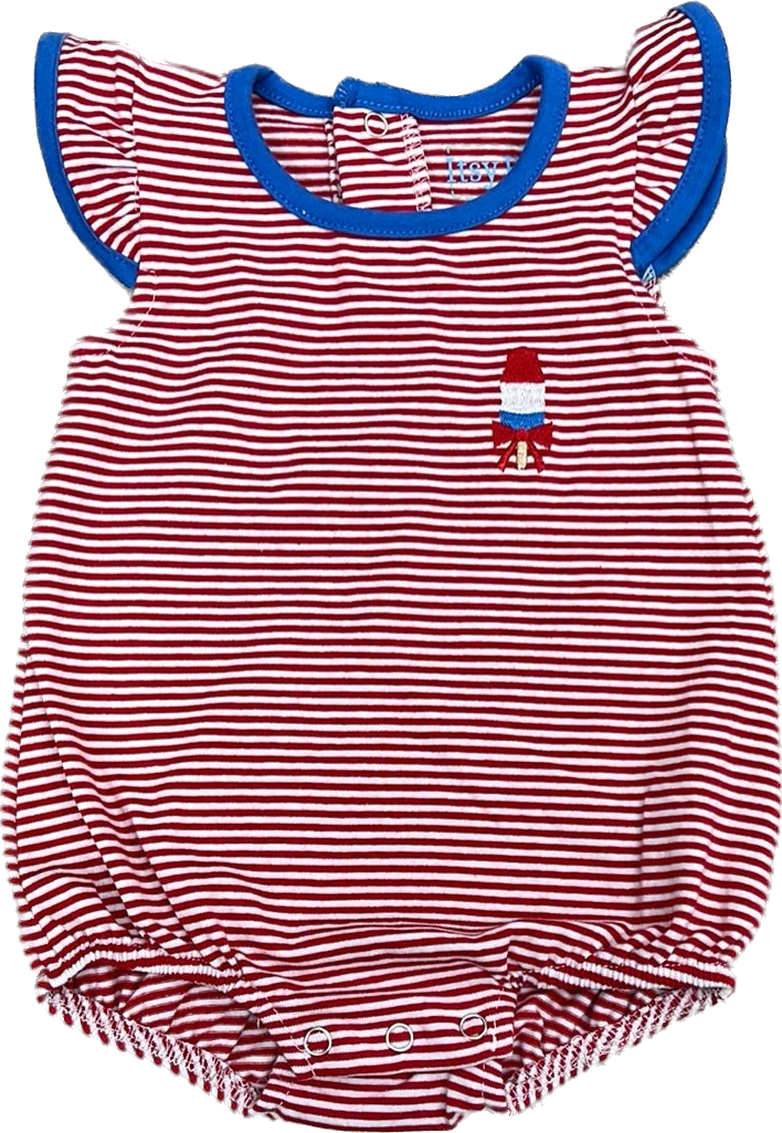 Itsy Bitsy Patriotic Popsicle Flutter Bubble