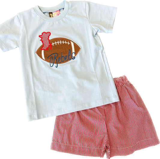 Banana Split Rebels Football Short Set