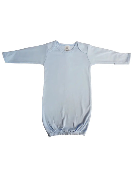 Bambini Preemie Solid Blue Gown