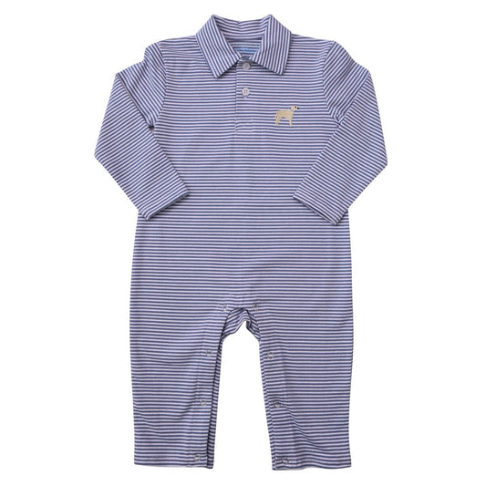 Itsy Bitsy Dog Polo Romper