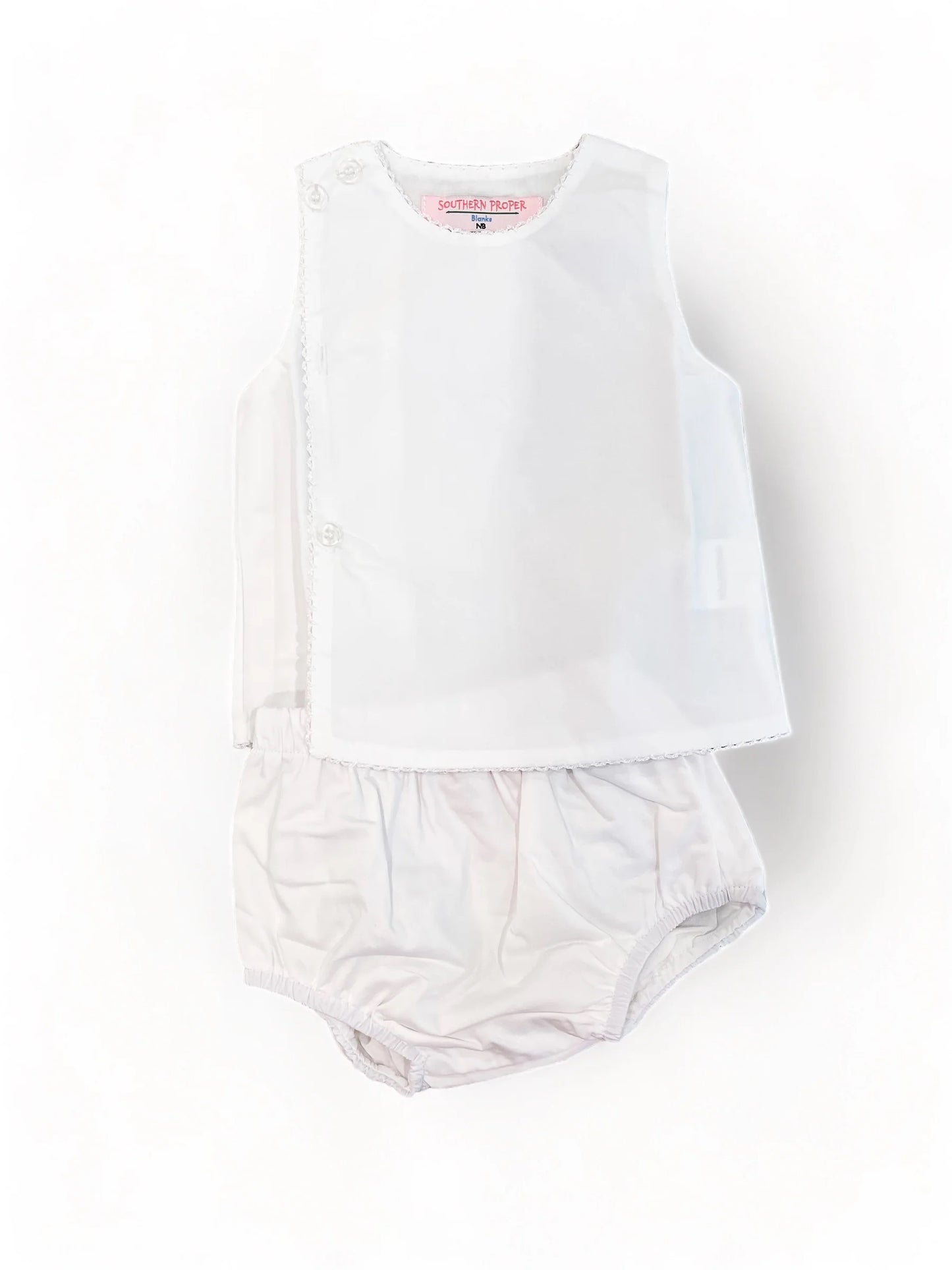 Southern Proper Blanks 2 piece Diaper Set