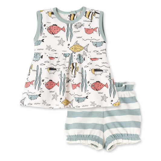 Tesa Babe Under The Sea Sleeveless Top & Bloomers