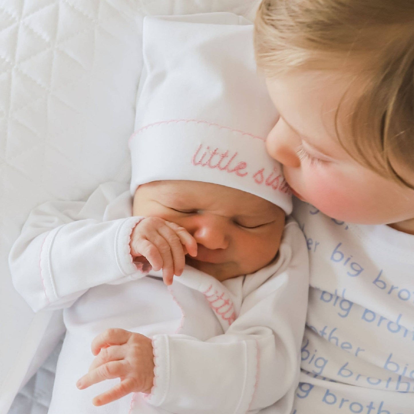 Magnolia Baby Little Sister Embroidered Hat