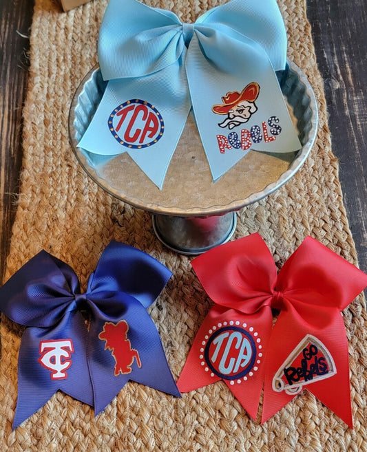 Rebel Hand Painted Bows by Tangled Brush