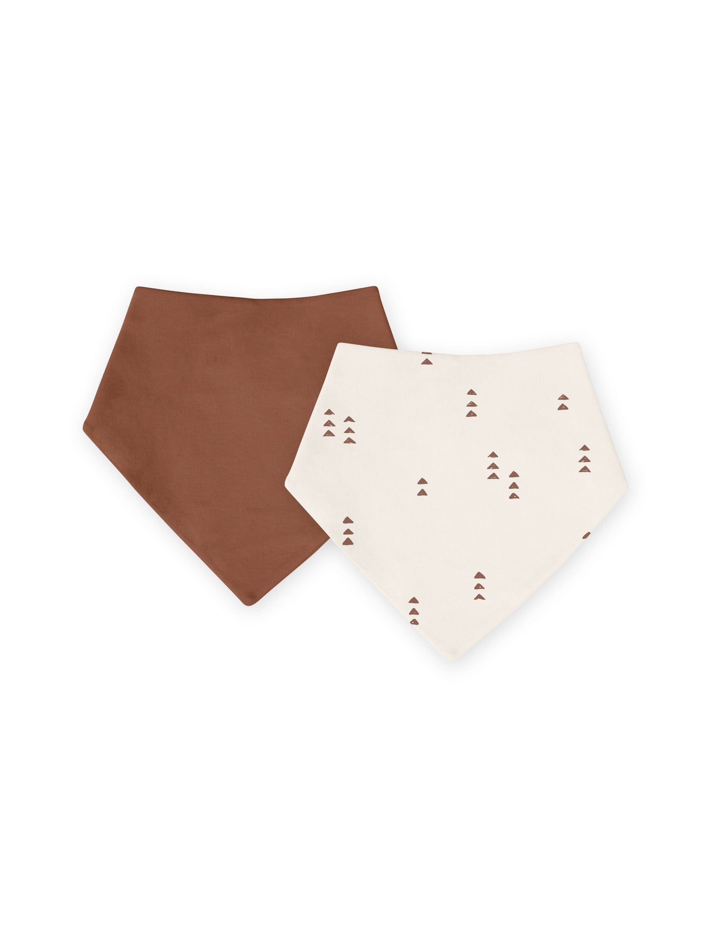 Colored Organics Bib Set (2-pack) - Mountain and Pecan