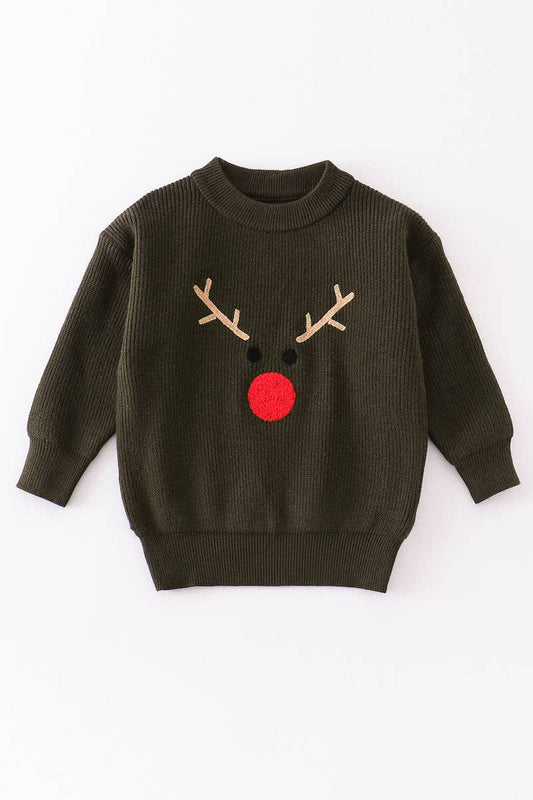 Forest Christmas Antler Sweater