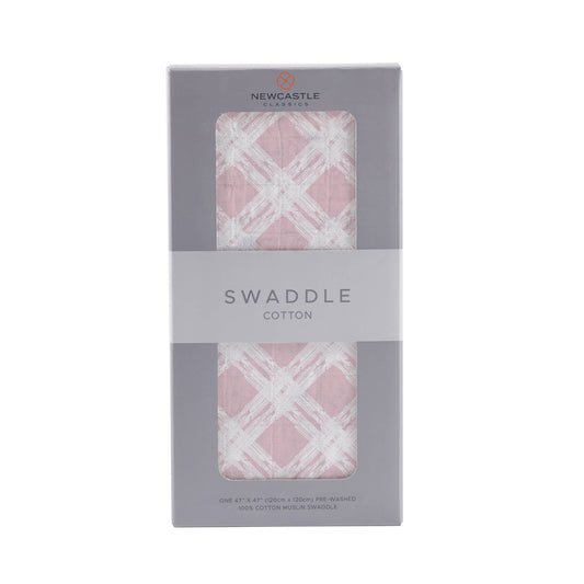 Primrose Pink Plaid Swaddle