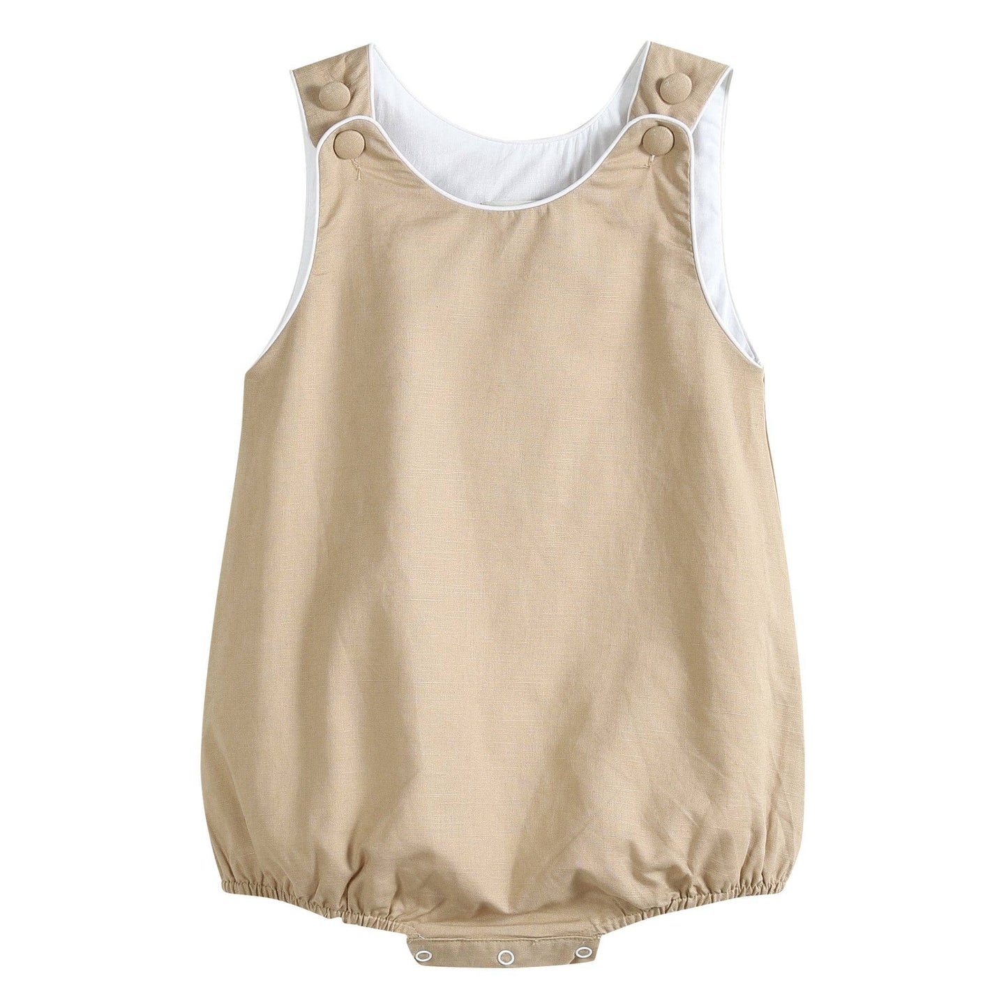 Lil Cactus Classic Light Brown Bubble Romper