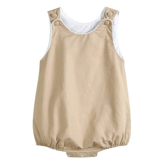 Lil Cactus Classic Light Brown Bubble Romper