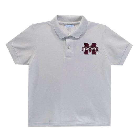 Mississippi State Bulldogs Embroidered  Short Sleeve Shirt