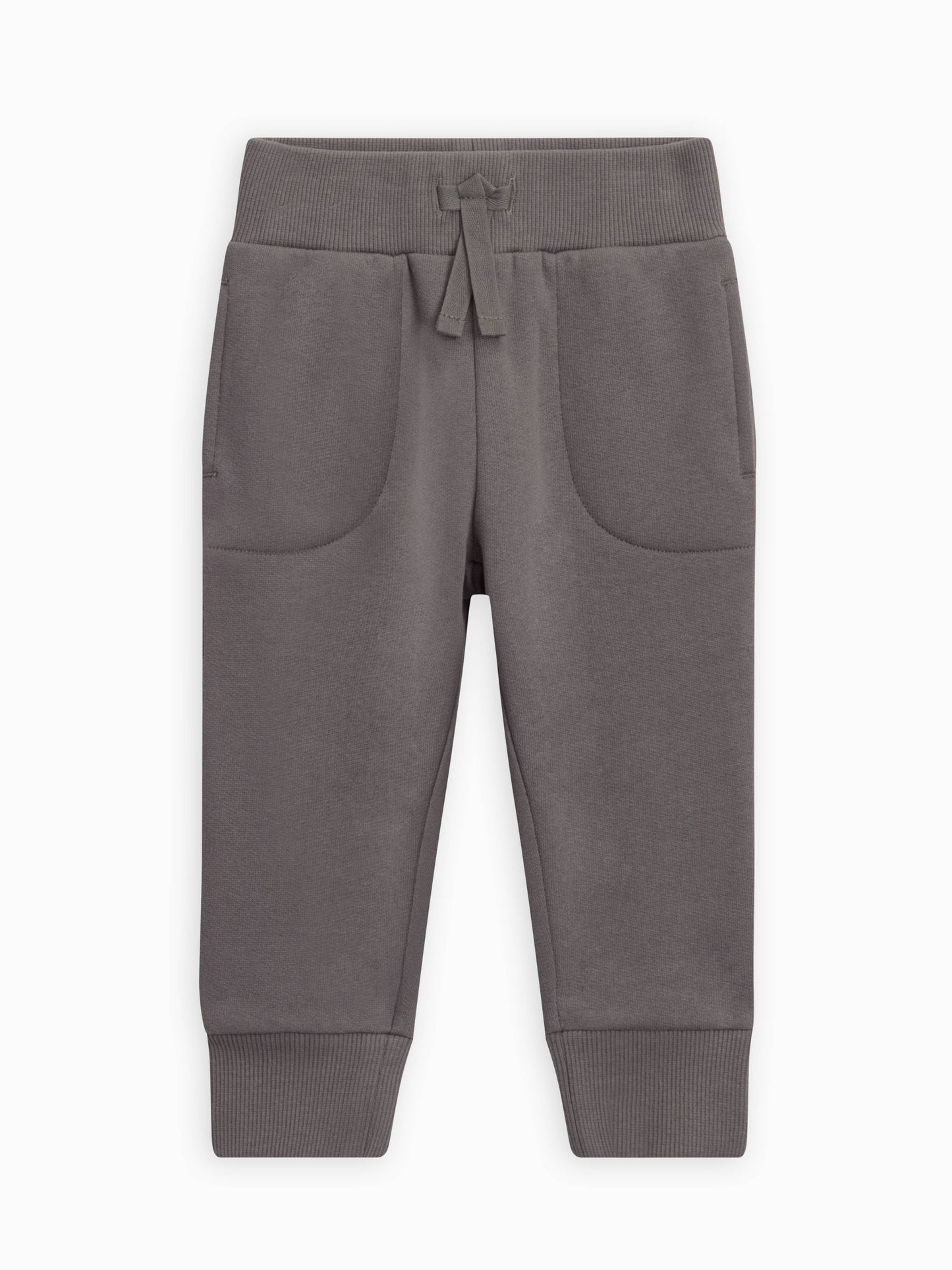 Colored Organics Basin French Terry Joggers With Pockets - Pewter