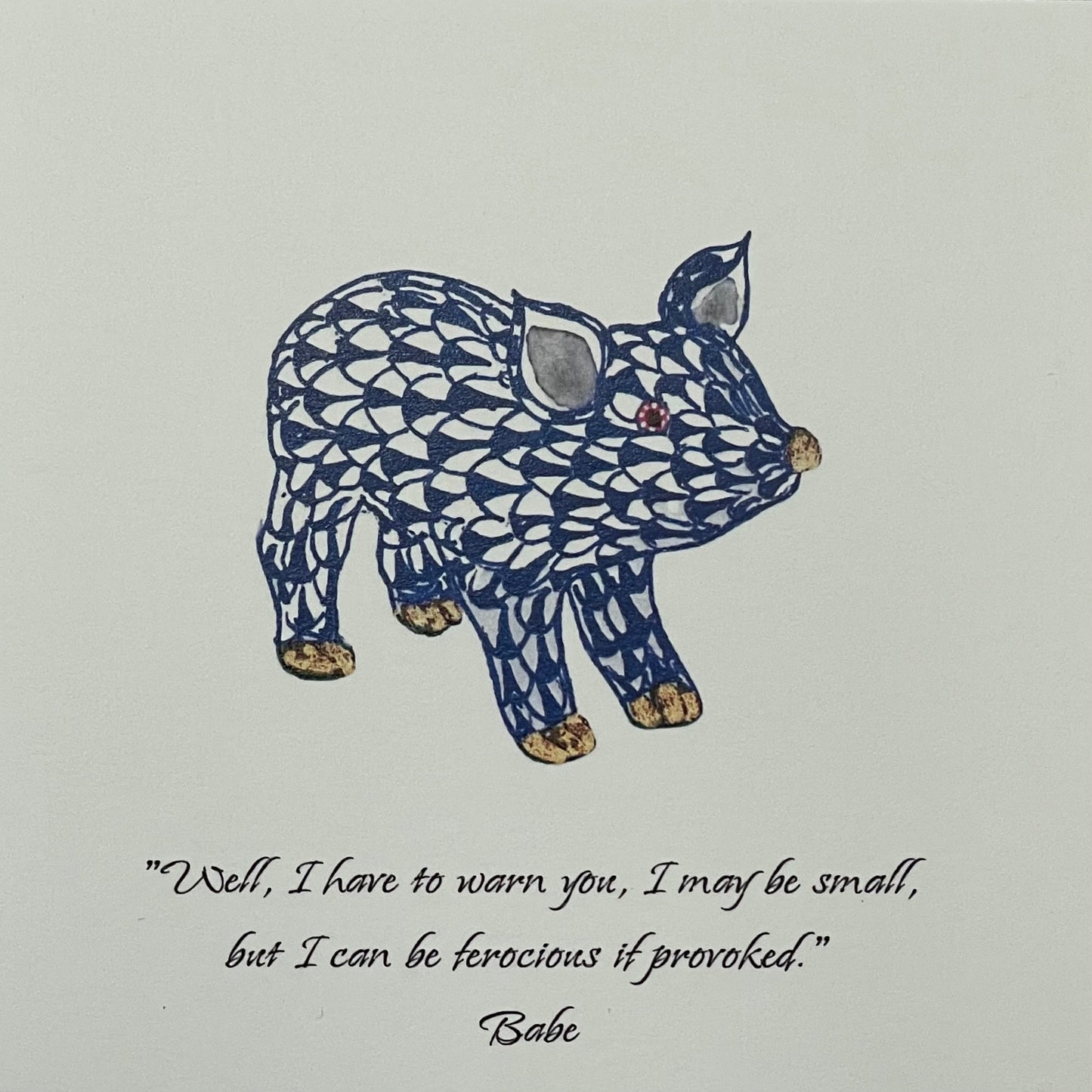 Provoked Pig- Lisa Patti Prints