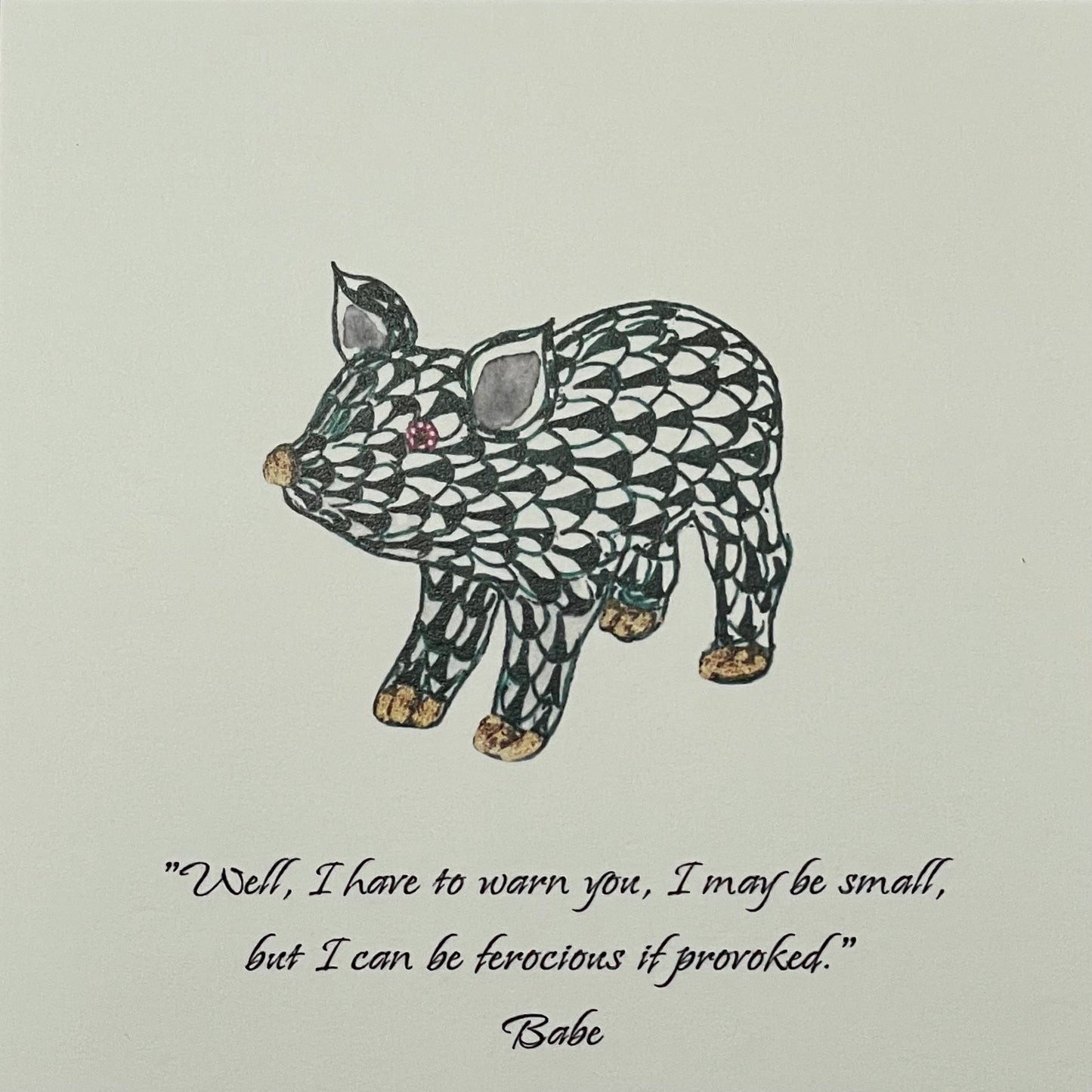 Provoked Pig- Lisa Patti Prints