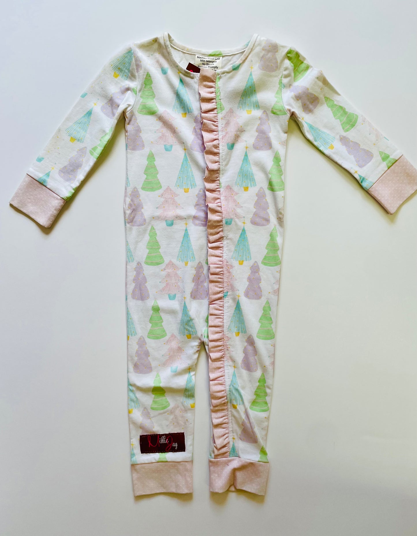 Millie Jay Christmas Sleeper with Pastel Christmas Trees