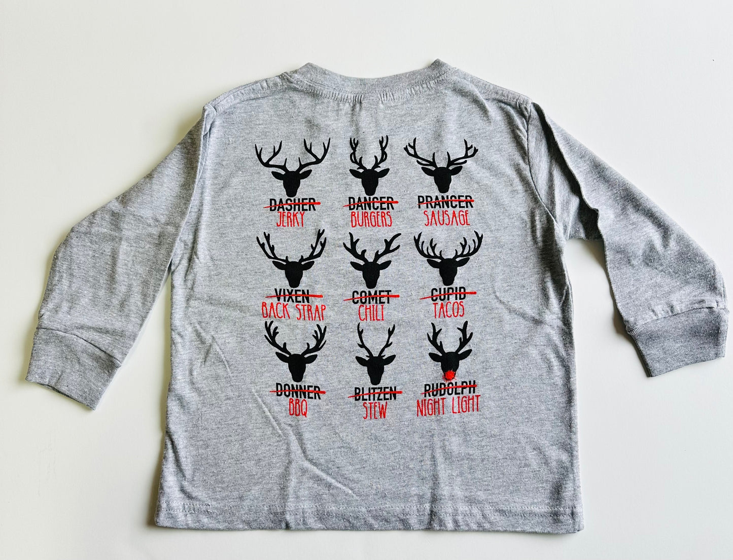 True Country Reindeer Nicknames- Long Sleeve