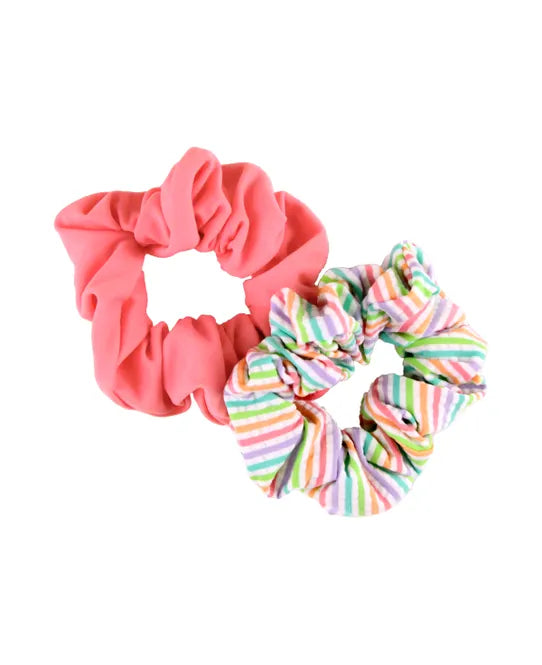 Ruffle Butts Seersucker 2-Pack Scrunchies