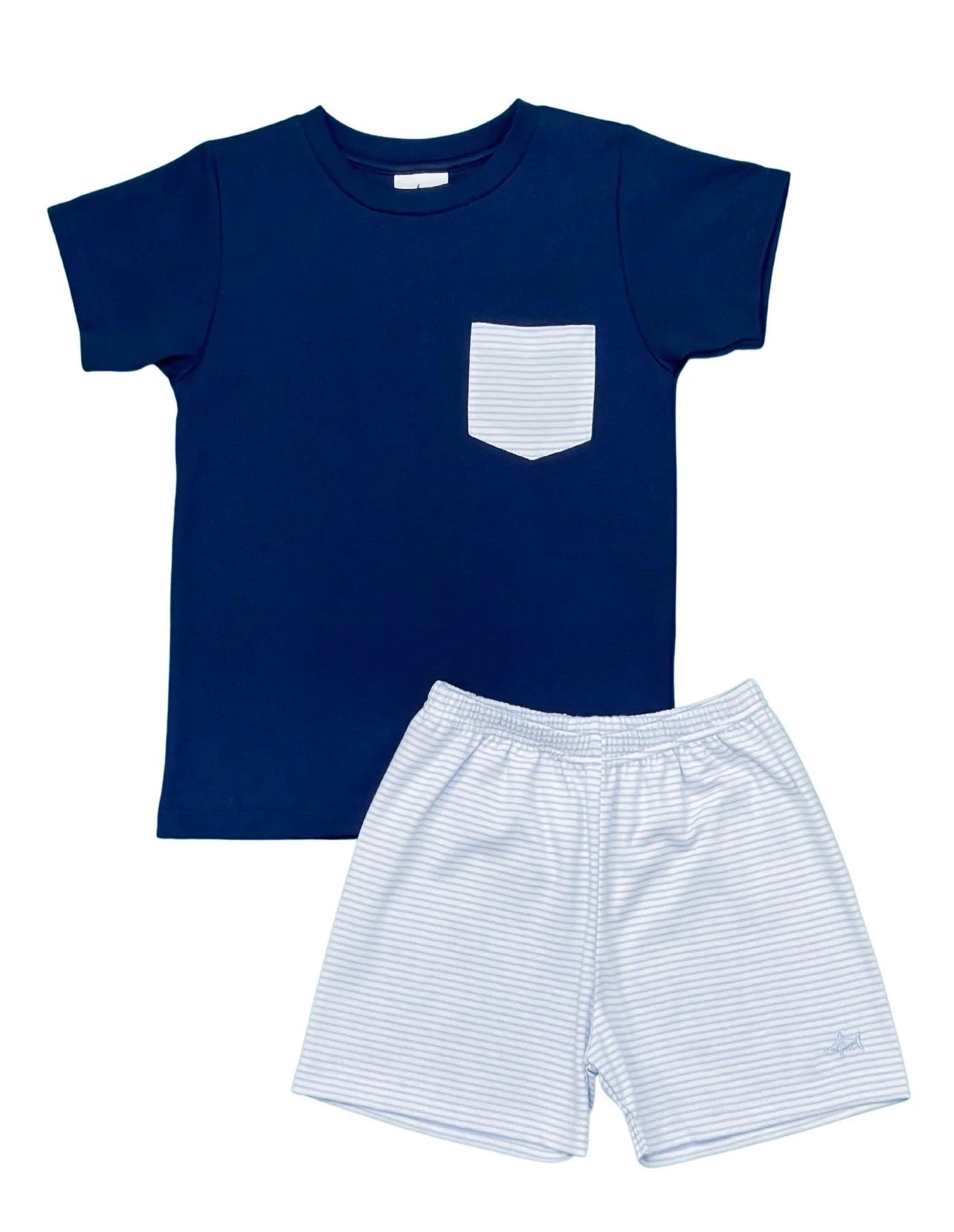 Saltwater Boys Saint Simons Short Set Navy