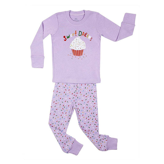 Cupcake Girl's  2 Piece Pajamas Set Cotton