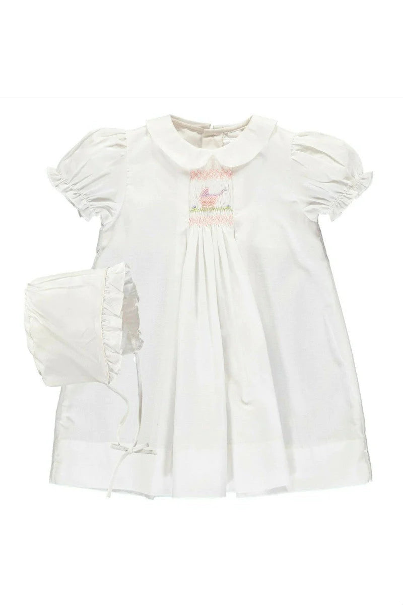 Carriage Boutique Baby Girls Gown and Hat