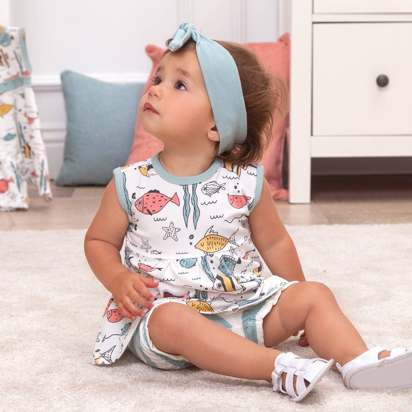 Tesa Babe Under The Sea Sleeveless Top & Bloomers