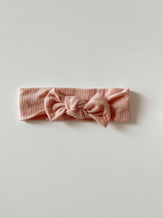 Ribbed Headband | Blush