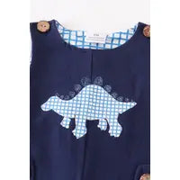 Navy dinosaur applique jonjon