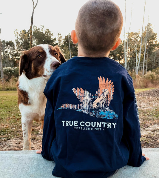 True Country Duck Dog- Long Sleeve Shirt