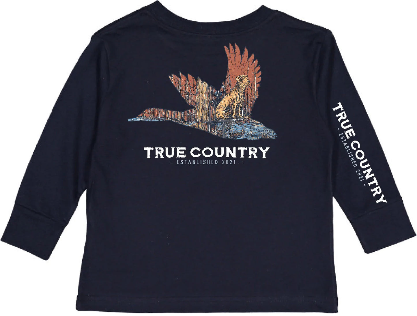 True Country Duck Dog- Long Sleeve Shirt