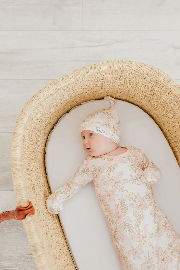 Copper Pearl Kiana Top Knot Hat