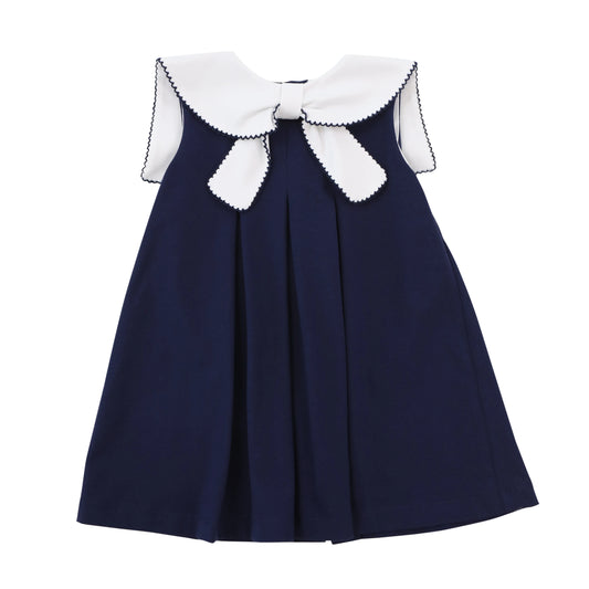 True Navy Sailor Collar Dress